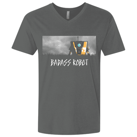 T-Shirts Heavy Metal / X-Small BADASS ROBOT Men's Premium V-Neck