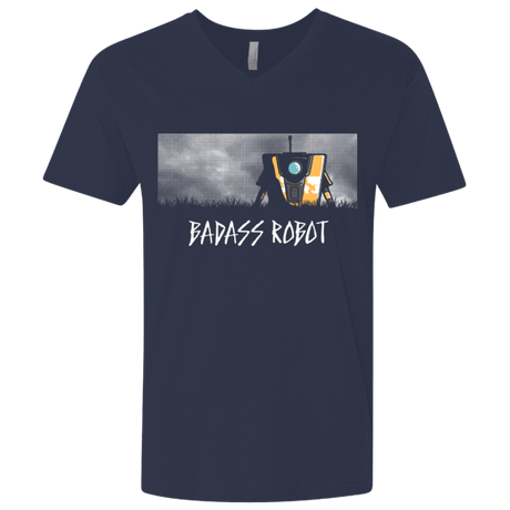 T-Shirts Midnight Navy / X-Small BADASS ROBOT Men's Premium V-Neck