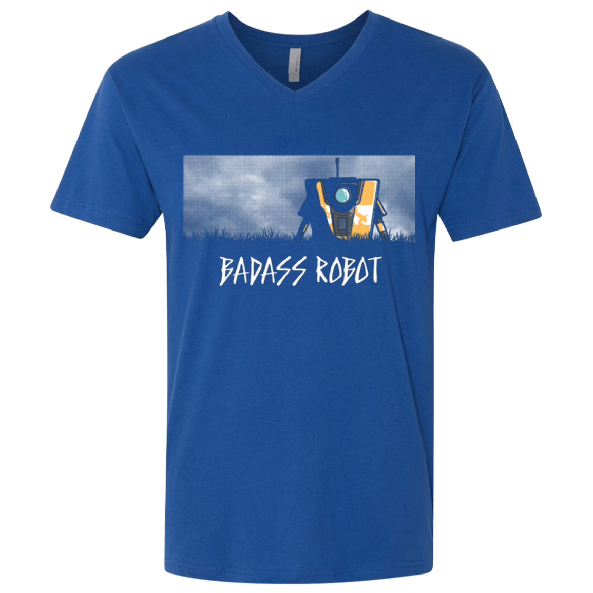 T-Shirts Royal / X-Small BADASS ROBOT Men's Premium V-Neck