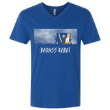 T-Shirts Royal / X-Small BADASS ROBOT Men's Premium V-Neck