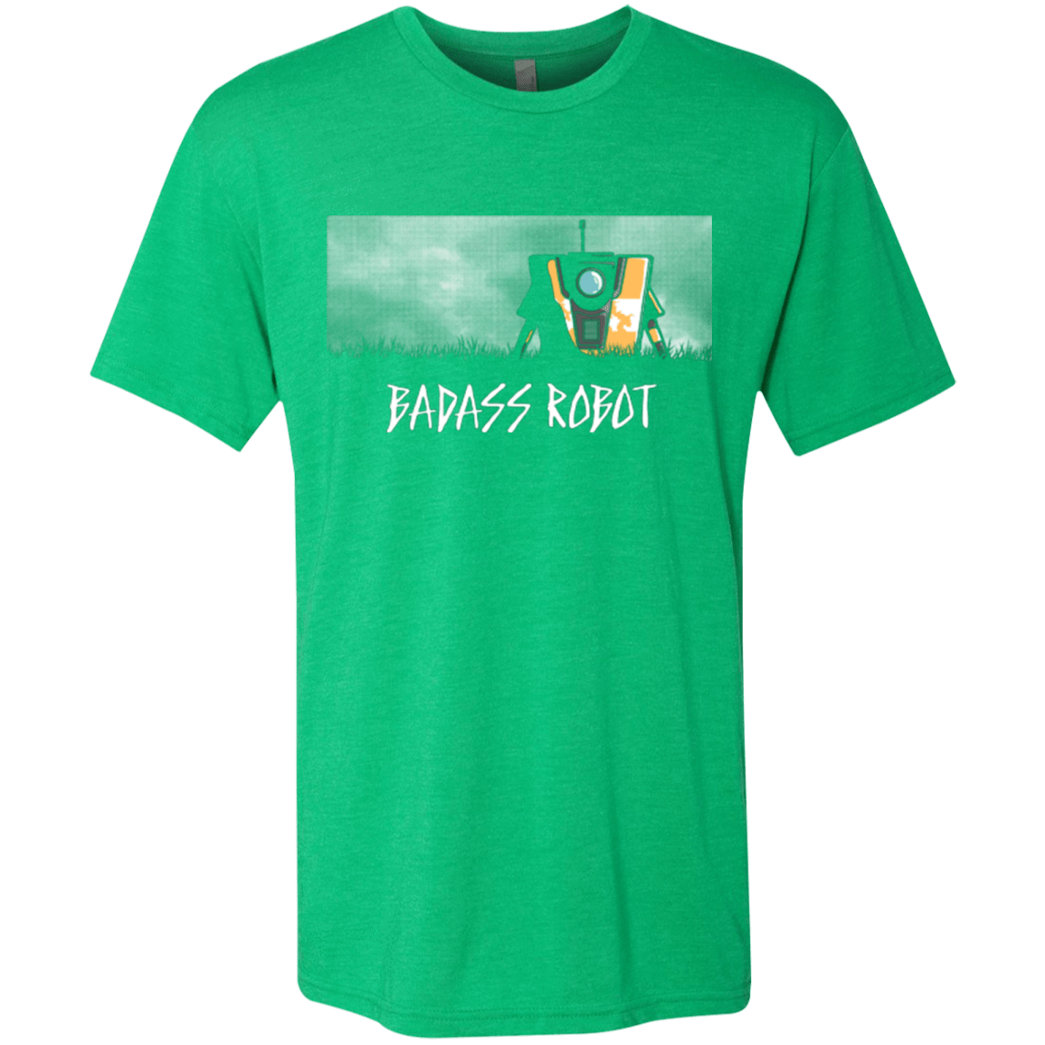 T-Shirts Envy / Small BADASS ROBOT Men's Triblend T-Shirt