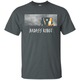 T-Shirts Dark Heather / Small BADASS ROBOT T-Shirt