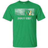 T-Shirts Irish Green / Small BADASS ROBOT T-Shirt
