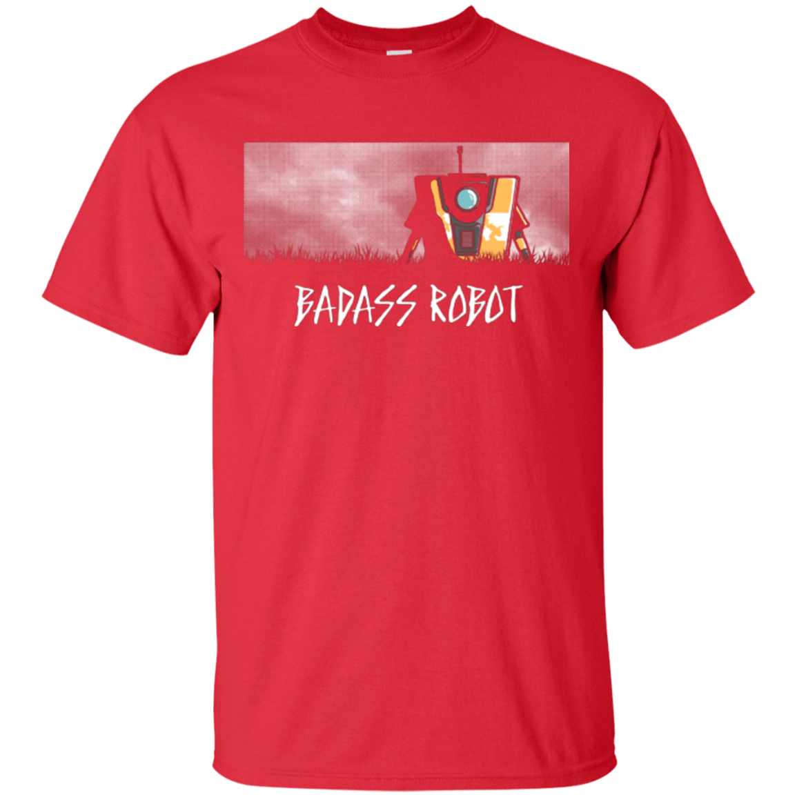 T-Shirts Red / Small BADASS ROBOT T-Shirt