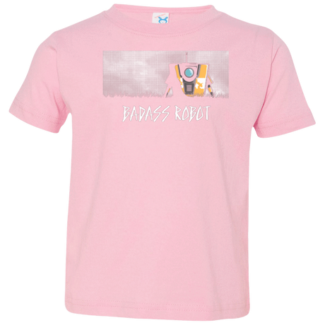 T-Shirts Pink / 2T BADASS ROBOT Toddler Premium T-Shirt
