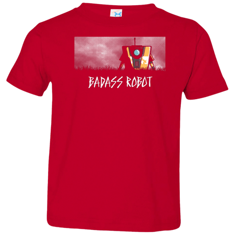 T-Shirts Red / 2T BADASS ROBOT Toddler Premium T-Shirt