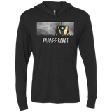 T-Shirts Vintage Black / X-Small BADASS ROBOT Triblend Long Sleeve Hoodie Tee
