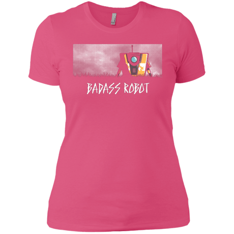T-Shirts Hot Pink / X-Small BADASS ROBOT Women's Premium T-Shirt