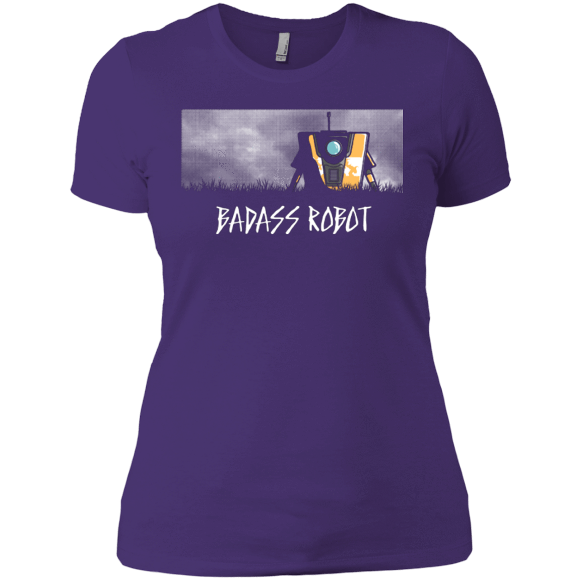T-Shirts Purple / X-Small BADASS ROBOT Women's Premium T-Shirt