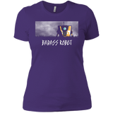 T-Shirts Purple / X-Small BADASS ROBOT Women's Premium T-Shirt