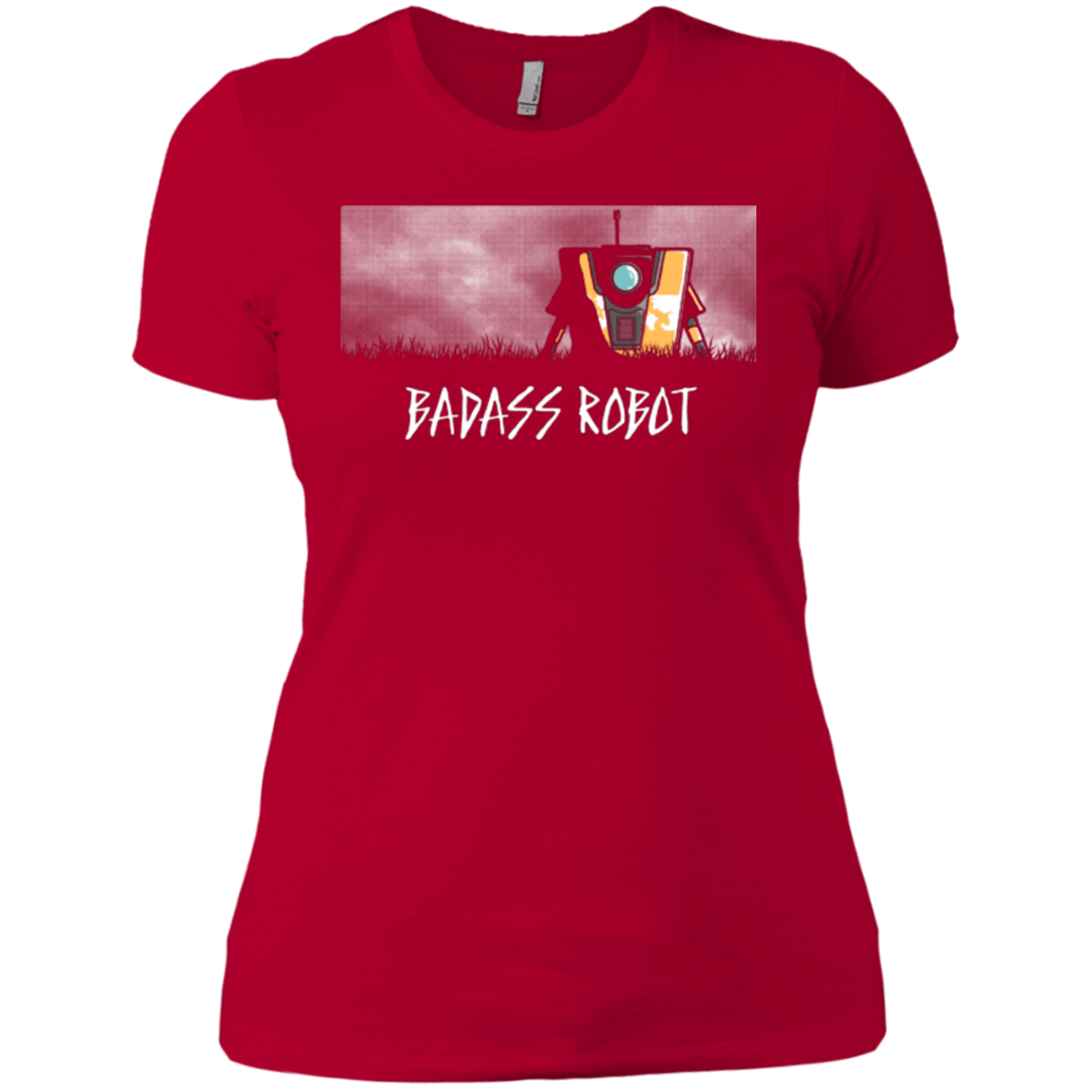 T-Shirts Red / X-Small BADASS ROBOT Women's Premium T-Shirt