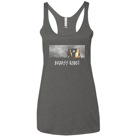 T-Shirts Premium Heather / X-Small BADASS ROBOT Women's Triblend Racerback Tank