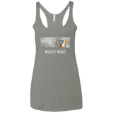 T-Shirts Venetian Grey / X-Small BADASS ROBOT Women's Triblend Racerback Tank