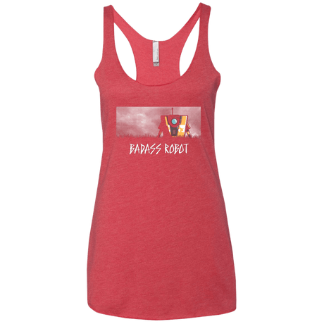 T-Shirts Vintage Red / X-Small BADASS ROBOT Women's Triblend Racerback Tank