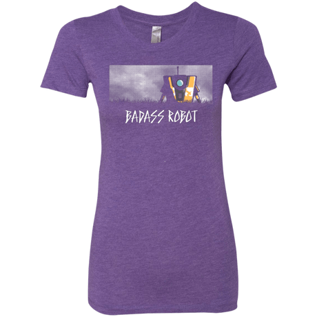 T-Shirts Purple Rush / Small BADASS ROBOT Women's Triblend T-Shirt