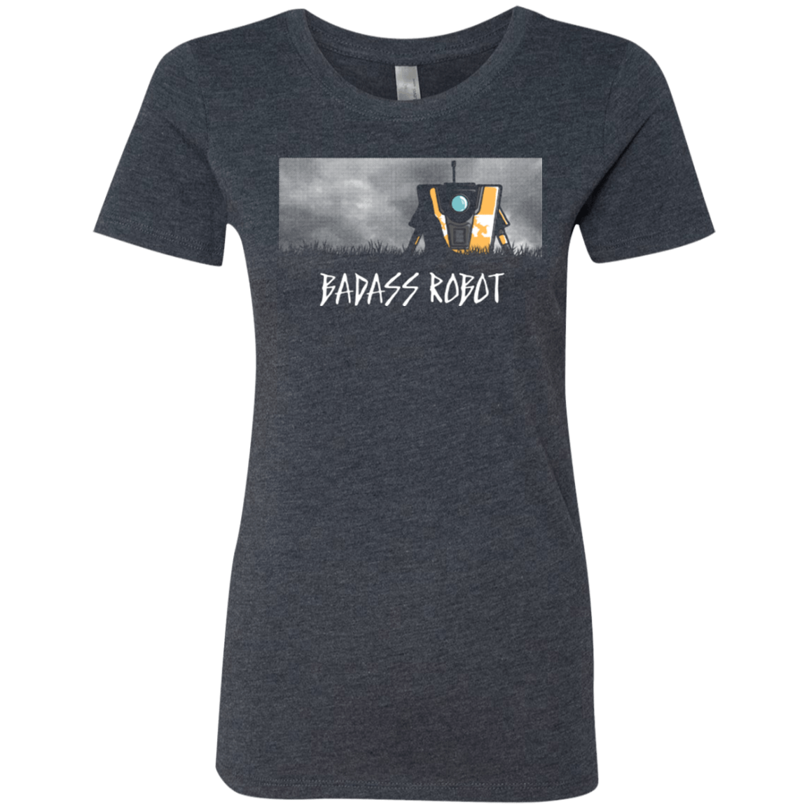 T-Shirts Vintage Navy / Small BADASS ROBOT Women's Triblend T-Shirt