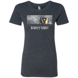 T-Shirts Vintage Navy / Small BADASS ROBOT Women's Triblend T-Shirt