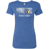 T-Shirts Vintage Royal / Small BADASS ROBOT Women's Triblend T-Shirt