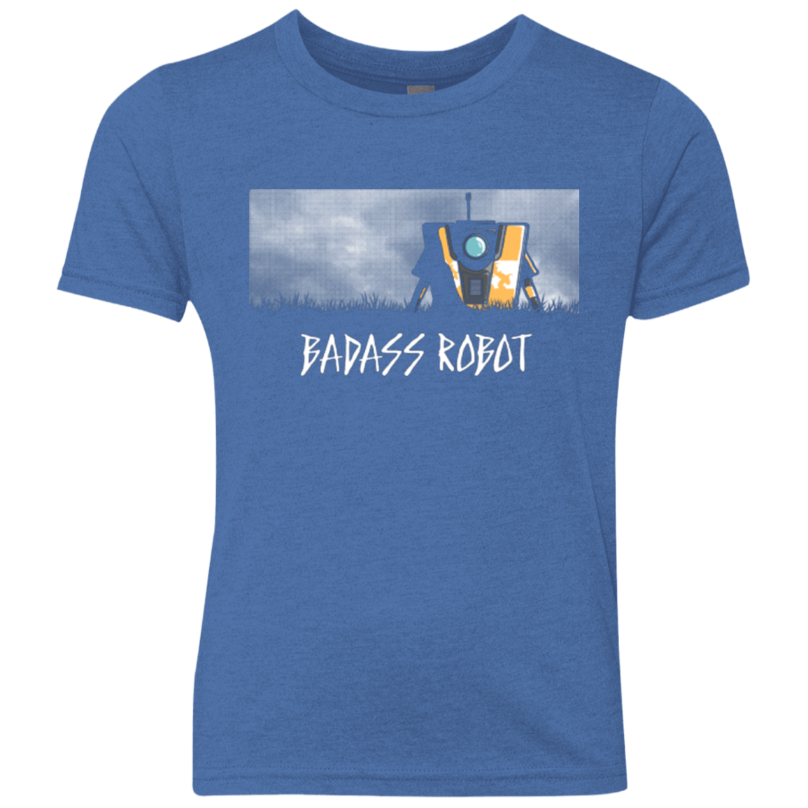 T-Shirts Vintage Royal / YXS BADASS ROBOT Youth Triblend T-Shirt