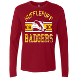 T-Shirts Cardinal / Small Badgers Men's Premium Long Sleeve