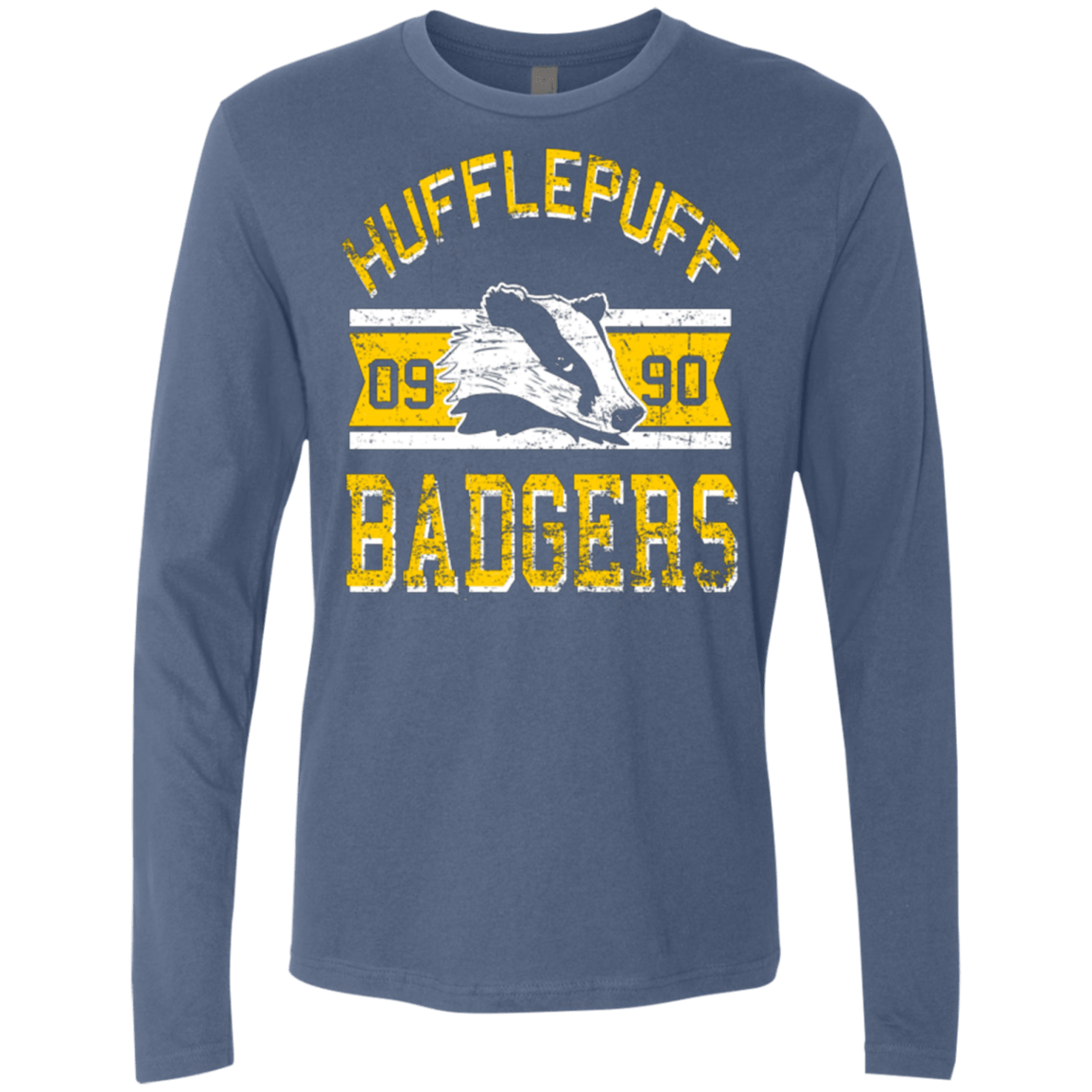 T-Shirts Indigo / Small Badgers Men's Premium Long Sleeve