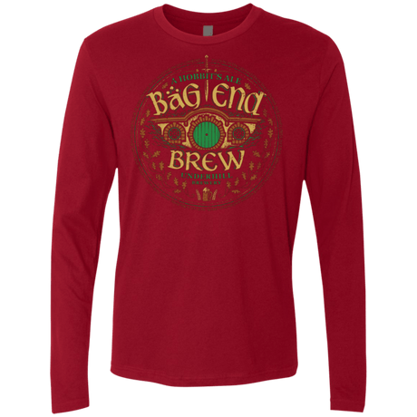 T-Shirts Cardinal / Small Bag End Brew Men's Premium Long Sleeve