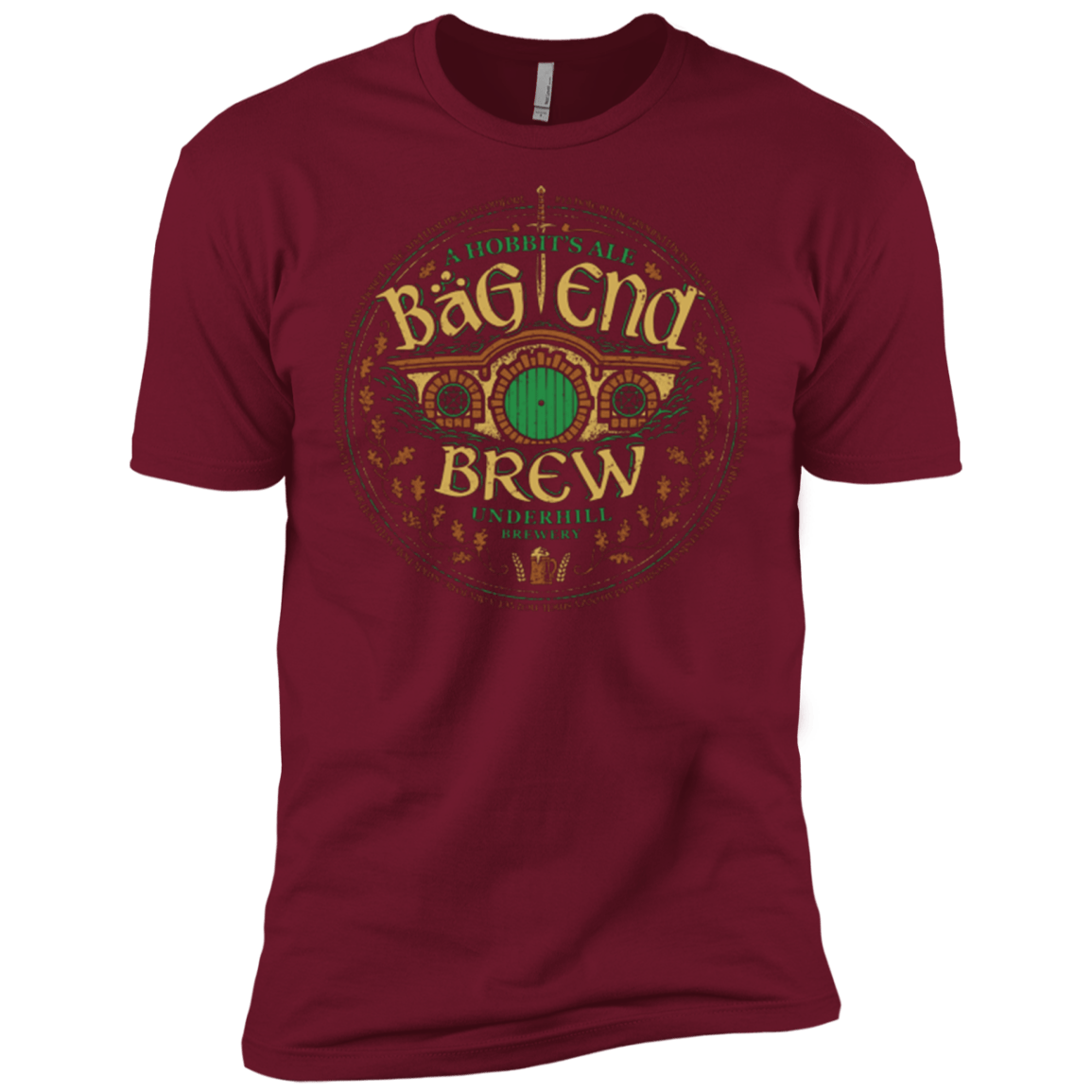 T-Shirts Cardinal / X-Small Bag End Brew Men's Premium T-Shirt
