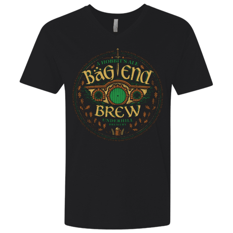 T-Shirts Black / X-Small Bag End Brew Men's Premium V-Neck