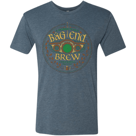 T-Shirts Indigo / Small Bag End Brew Men's Triblend T-Shirt