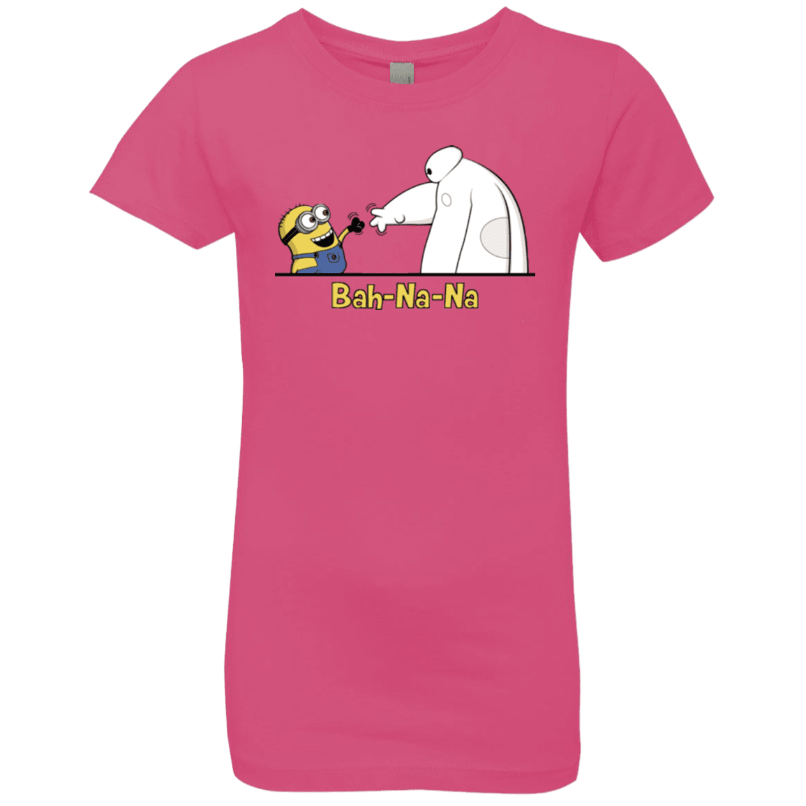 T-Shirts Hot Pink / YXS Bah-Na-Na Girls Premium T-Shirt