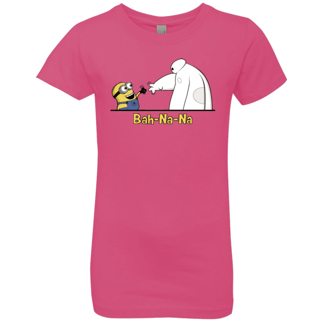 T-Shirts Hot Pink / YXS Bah-Na-Na Girls Premium T-Shirt