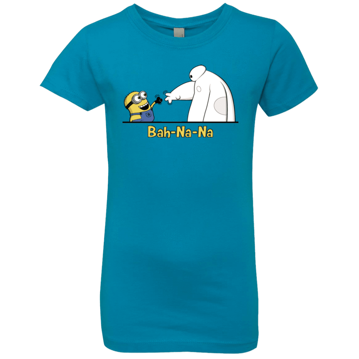 T-Shirts Turquoise / YXS Bah-Na-Na Girls Premium T-Shirt