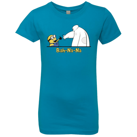 T-Shirts Turquoise / YXS Bah-Na-Na Girls Premium T-Shirt