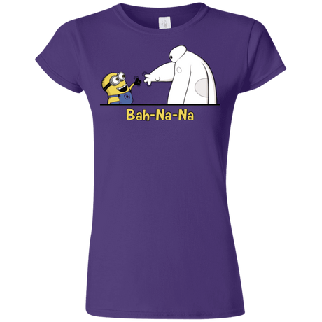 T-Shirts Purple / S Bah-Na-Na Junior Slimmer-Fit T-Shirt