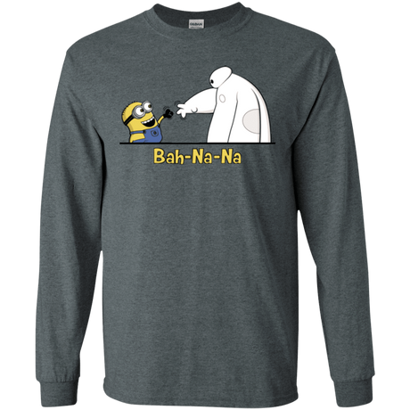 T-Shirts Dark Heather / S Bah-Na-Na Men's Long Sleeve T-Shirt