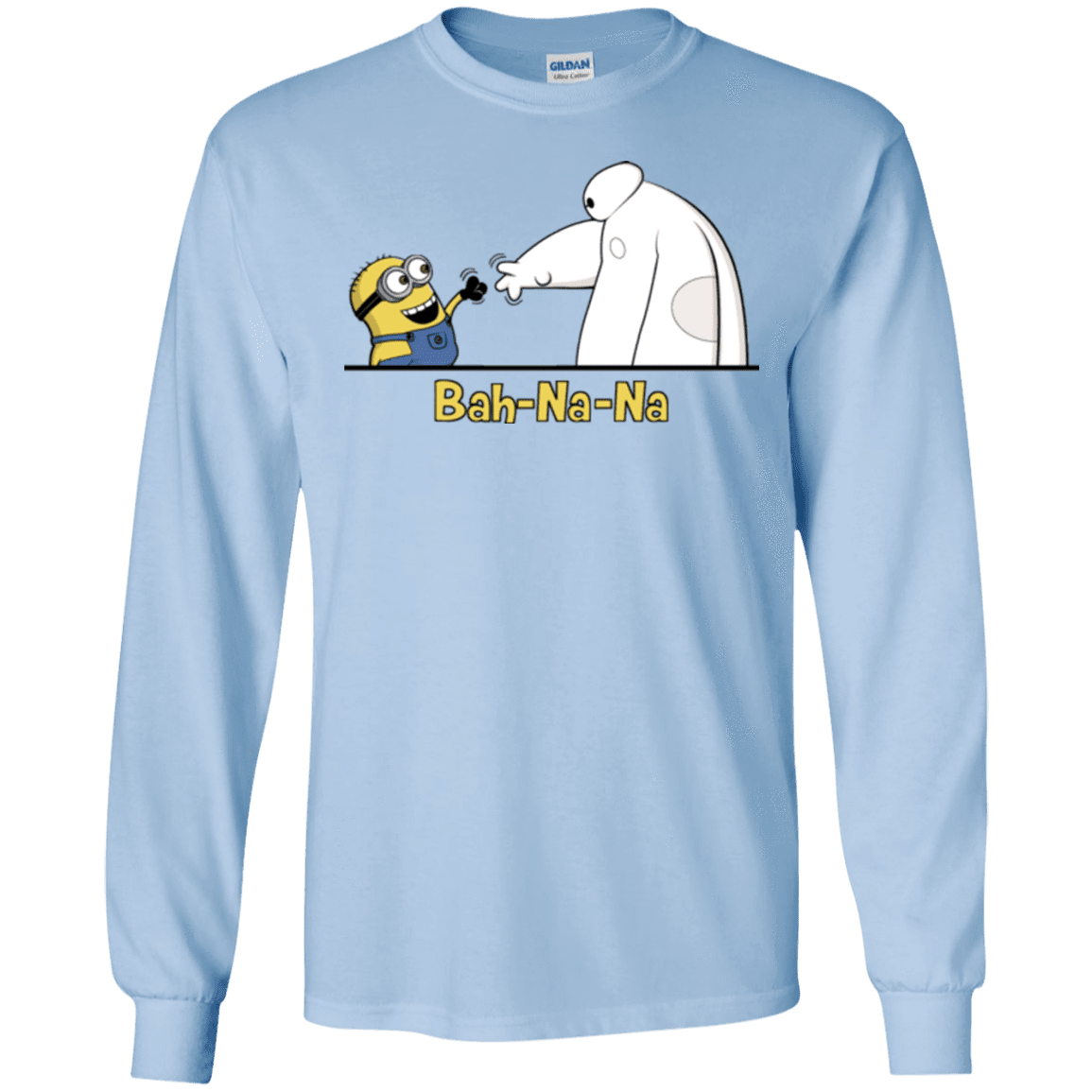 T-Shirts Light Blue / S Bah-Na-Na Men's Long Sleeve T-Shirt