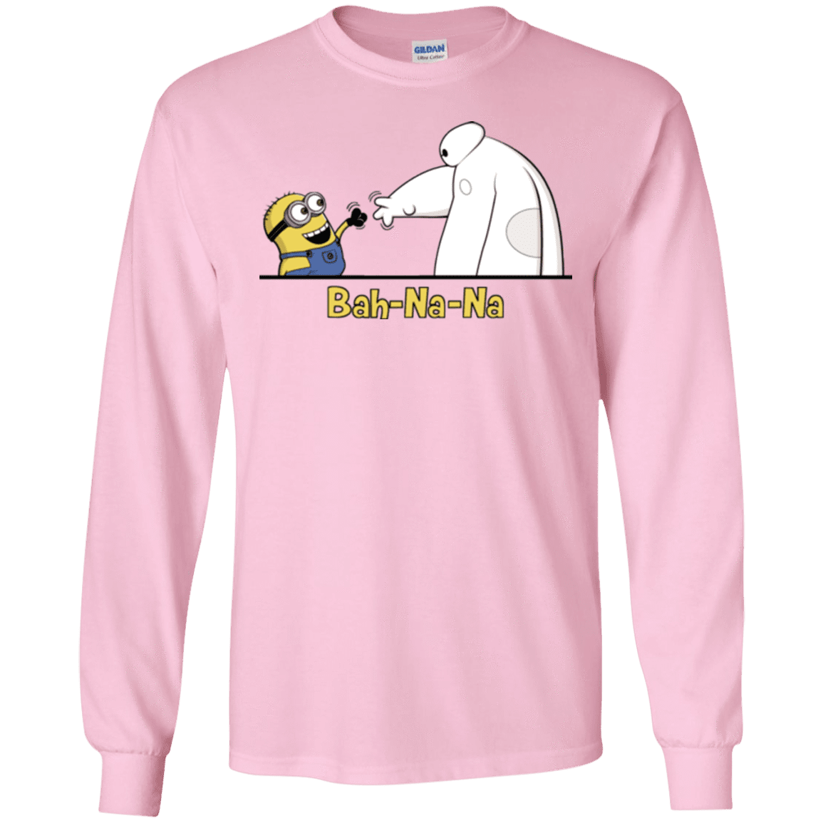 T-Shirts Light Pink / S Bah-Na-Na Men's Long Sleeve T-Shirt