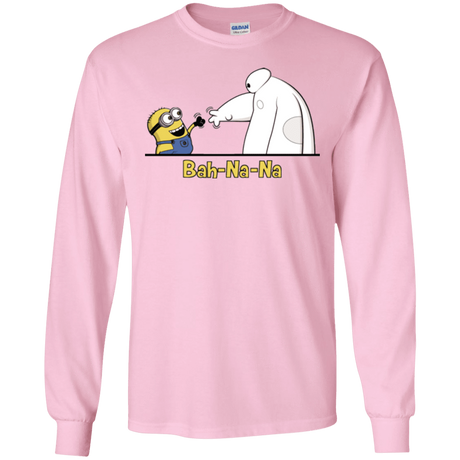 T-Shirts Light Pink / S Bah-Na-Na Men's Long Sleeve T-Shirt