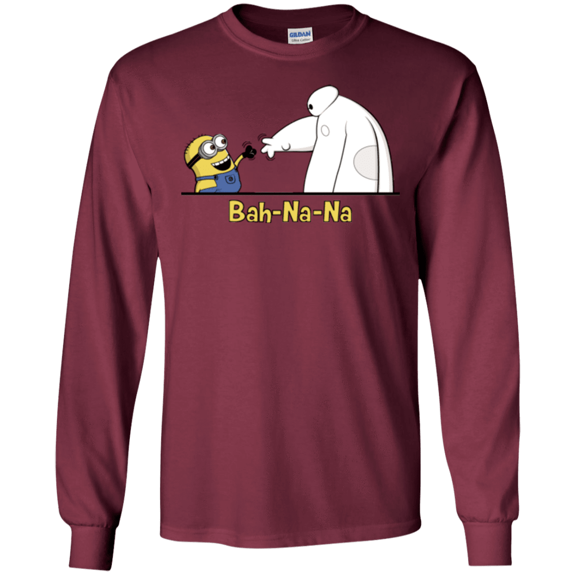 T-Shirts Maroon / S Bah-Na-Na Men's Long Sleeve T-Shirt