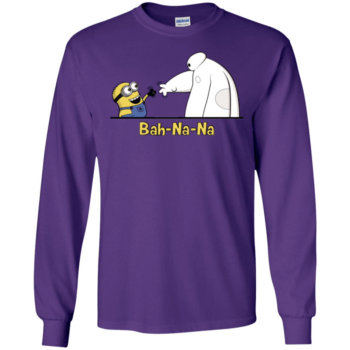 T-Shirts Purple / S Bah-Na-Na Men's Long Sleeve T-Shirt