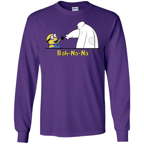 T-Shirts Purple / S Bah-Na-Na Men's Long Sleeve T-Shirt