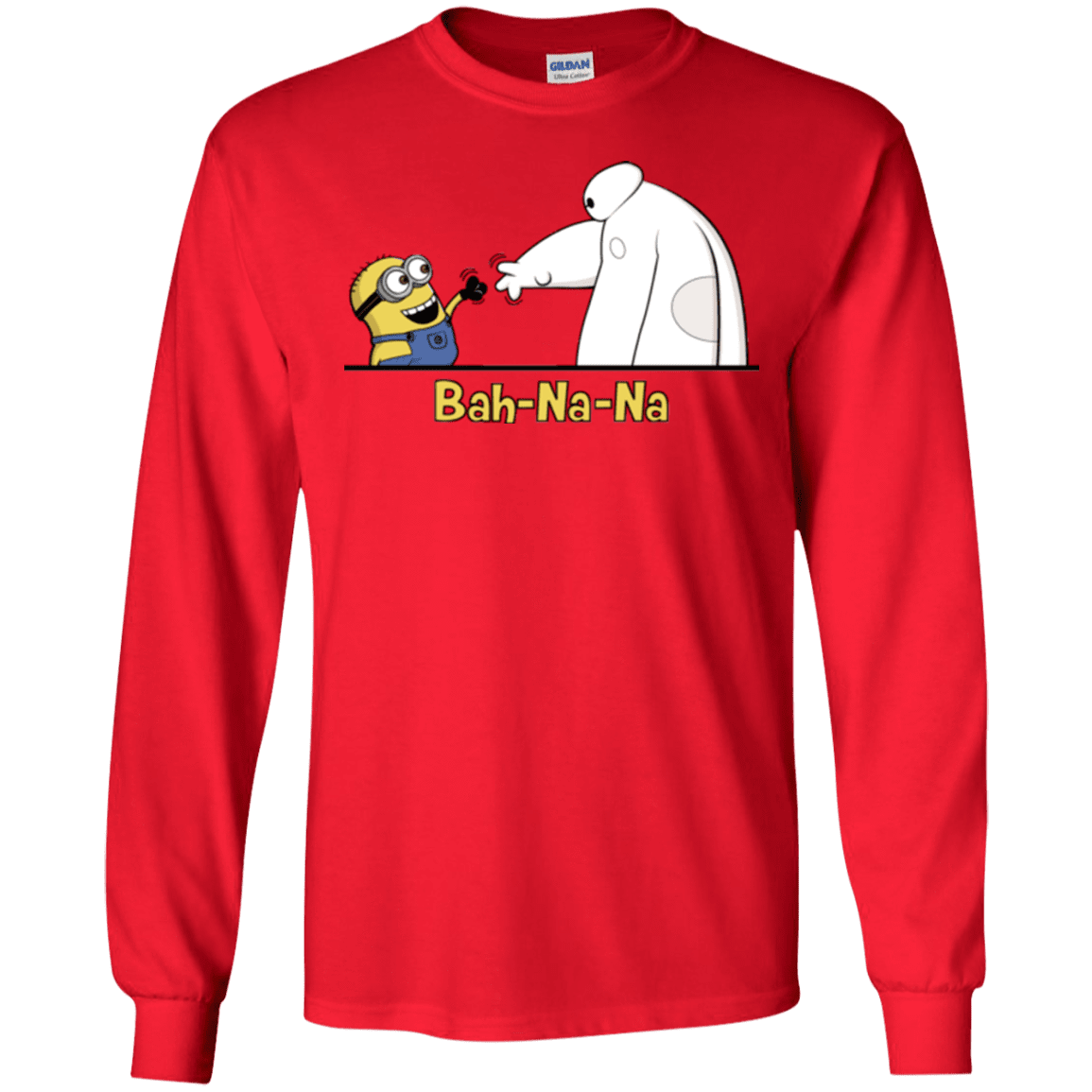 T-Shirts Red / S Bah-Na-Na Men's Long Sleeve T-Shirt