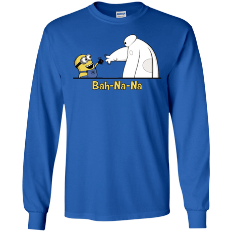 T-Shirts Royal / S Bah-Na-Na Men's Long Sleeve T-Shirt