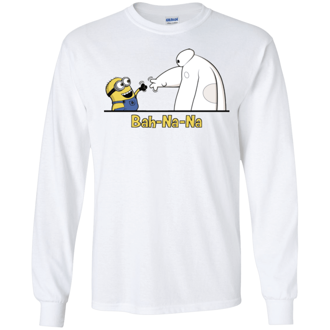 T-Shirts White / S Bah-Na-Na Men's Long Sleeve T-Shirt