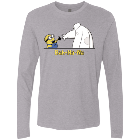 T-Shirts Heather Grey / S Bah-Na-Na Men's Premium Long Sleeve