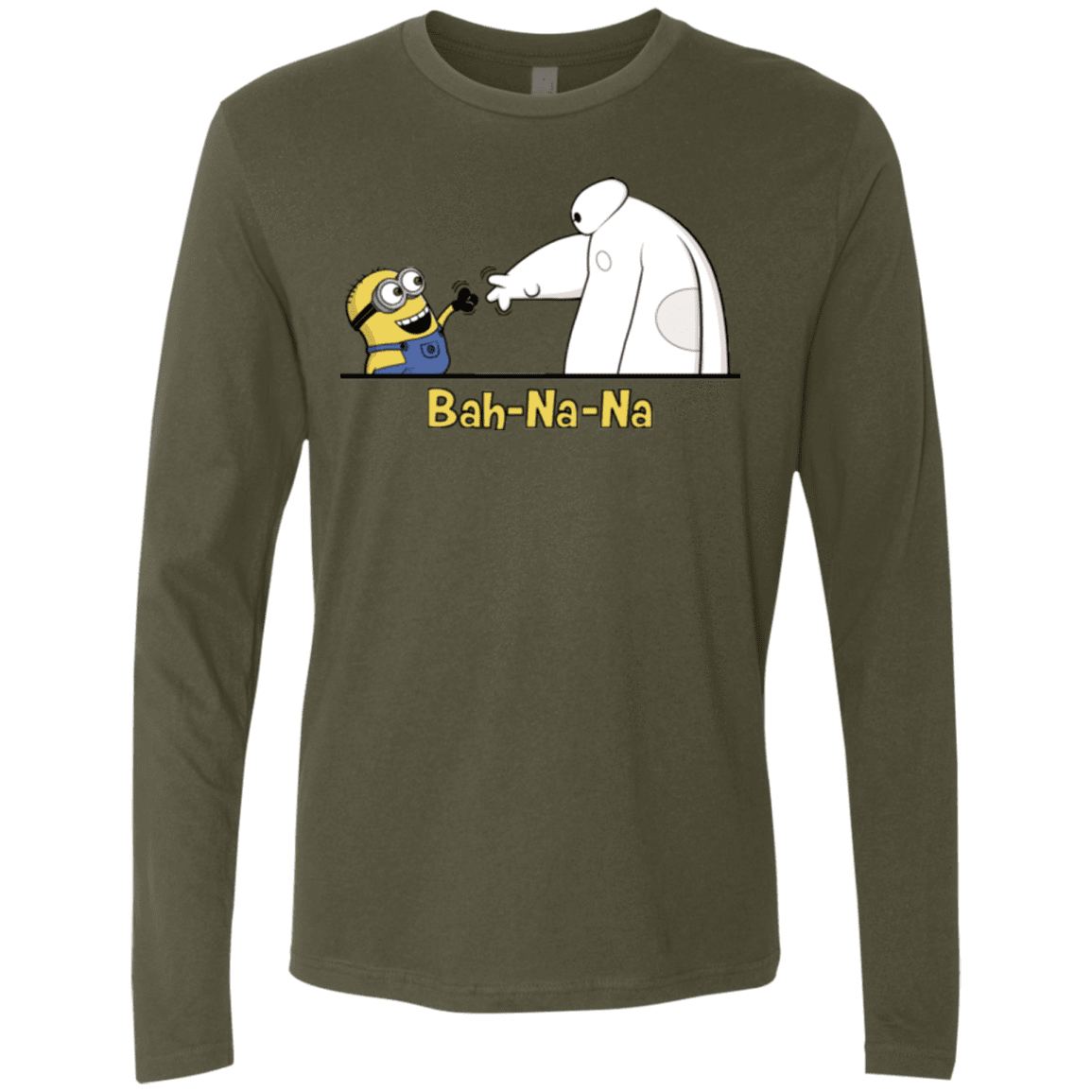 T-Shirts Military Green / S Bah-Na-Na Men's Premium Long Sleeve