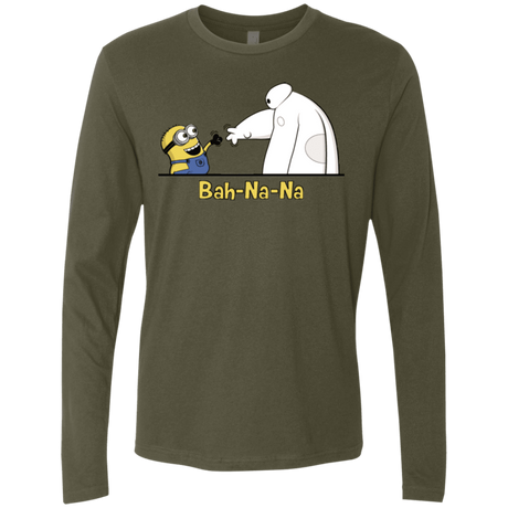 T-Shirts Military Green / S Bah-Na-Na Men's Premium Long Sleeve