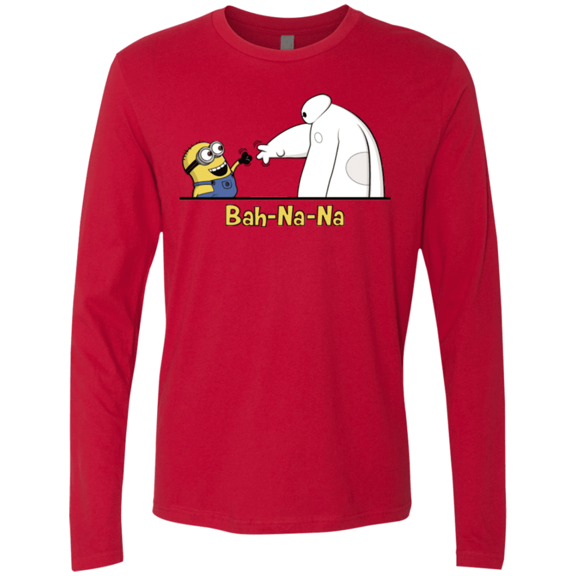 T-Shirts Red / S Bah-Na-Na Men's Premium Long Sleeve