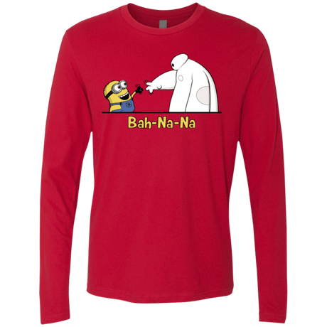 T-Shirts Red / S Bah-Na-Na Men's Premium Long Sleeve
