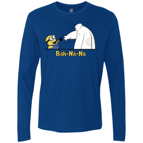 T-Shirts Royal / S Bah-Na-Na Men's Premium Long Sleeve